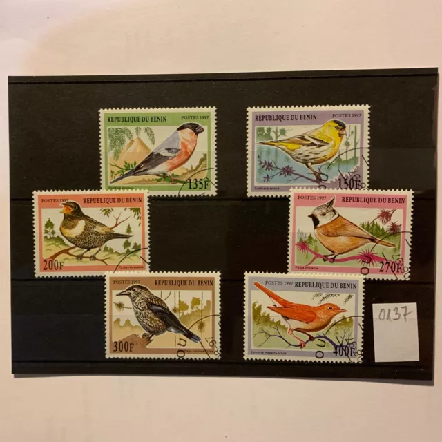 Briefmarken, 1997, Vögel, Benin, Komklettsatz, gestempelt