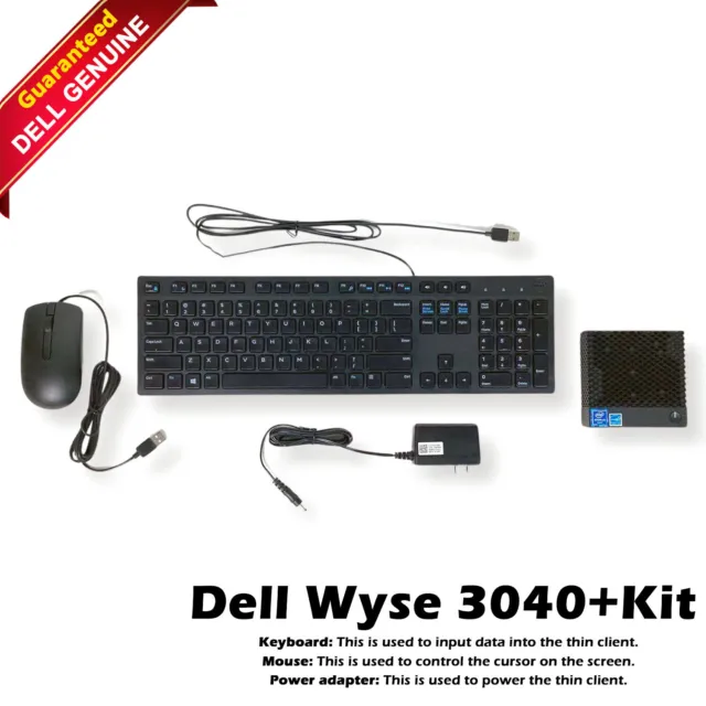 Dell Wyse Thin Client N10D 3040 Intel Atom X5-Z835 1.44GHz 2GB 16GB SSD ThinOS