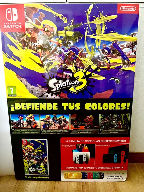 Switch Splatoon Color DISPLAY NINTENDO SWITCH Splatoon 3: Defiende tus Colores EUR 44,99 ...