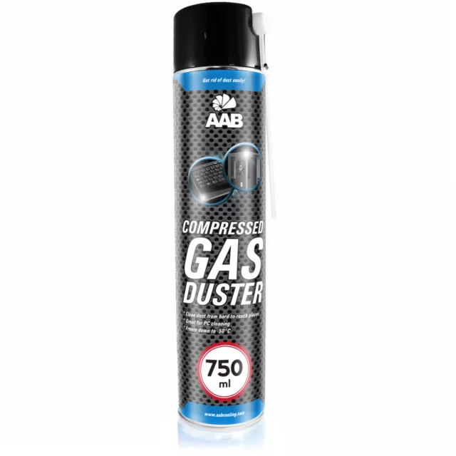 AABCOOLING Druckluftspray 750 ml Air Duster Reinigung Druckluftreini​ger 2x Ruhr