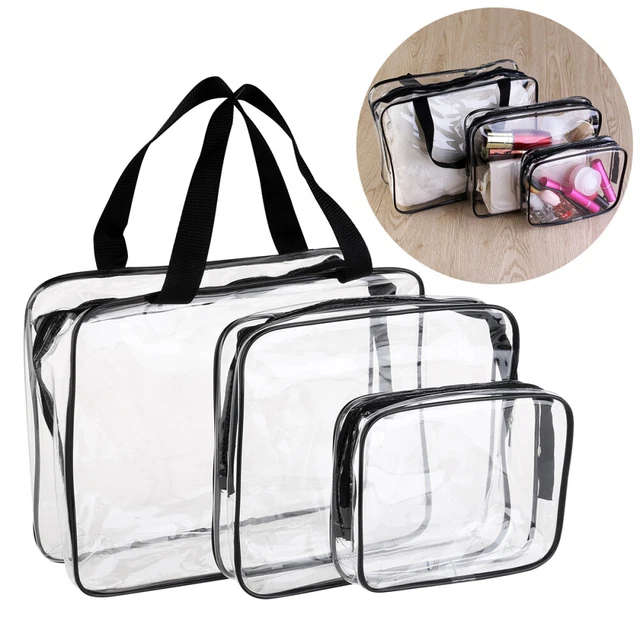 Cosmetic Tote Bag Lug Bags Women PVC Toiletry Handbag Multifunction Travel Miss