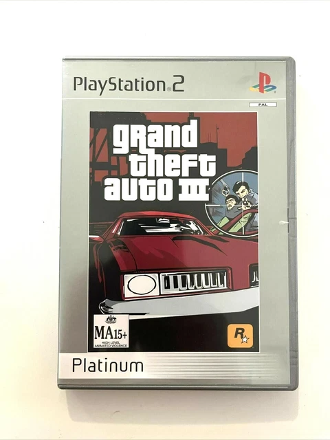 Jeu GTA 3 (III) PS2 PlayStation 2 - Version PAL Avec Notice - Très Bon état