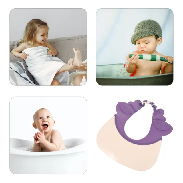 Cappuccio shampoo bambino cuffia doccia cuffia da bagno cappello per bambini regolabile