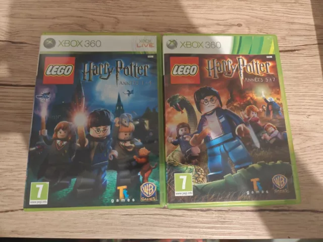 Lot Jeu Lego Harry Potter Années 1 à 4 Et Années 5 à 7 XBOX 360 Complet FR
