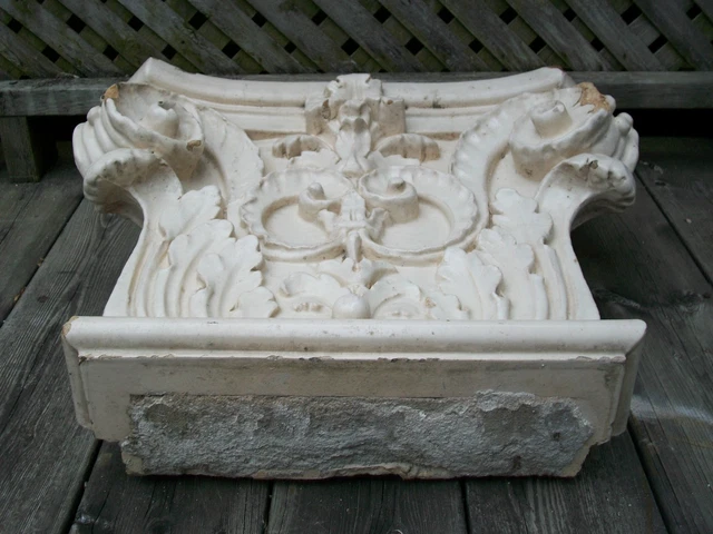 Antique Corinthian Capital - Glazed Ceramic - Canada/U.S. - Late 19th Century 7