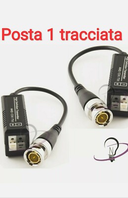 ANRAN 2 Trasmettitori Passivi Video Balun Cavo AHD per Telecamera 