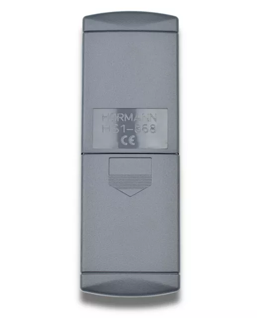Abridor de puertas de garaje con botón azul Hormann Garador control remoto 868 MHz HS 1 botón azul 2