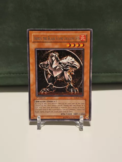 Horus the Black Flame Dragon LV8 - SOD-EN008 - Ultra Rare - 1st Edition -  Yu-Gi-Oh Singles » Soul of the Duelist - CoreTCG