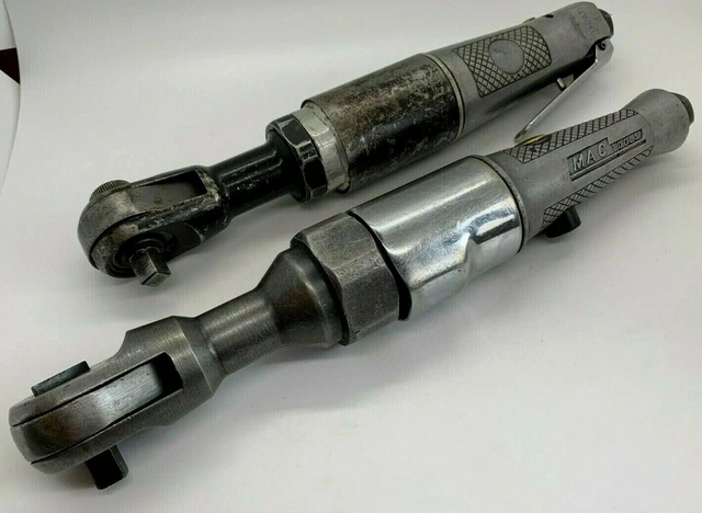 VTG MAC Tools Air Powered 3/8" Drive Wrench Pneumatic Ratchet Gun Set Lot AR747