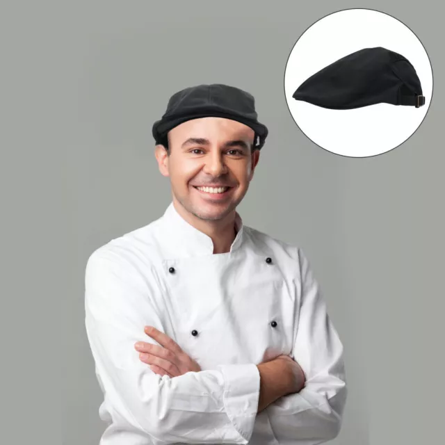 Chef Beret Newsboy Hat Skull Cap Pirate Cooking Mesh Driver 2