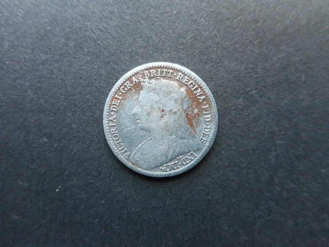 Regno Unito 3 pence 1897 Victoria (KM#777) 2