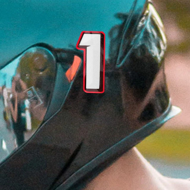 Helmet Sticker Hockey Hat Stickers Soccer Helmet Decals Number Sticker