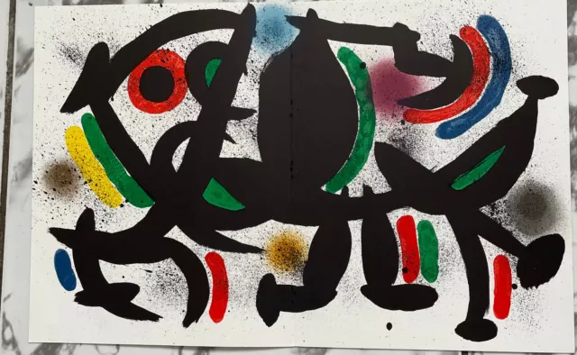 Joan Miro: Original-Lithografie VIII (1972)