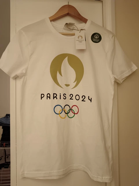 T-shirt Officiel Des Volontaires Des Jeux Olympiques De Paris 2024, Taille M