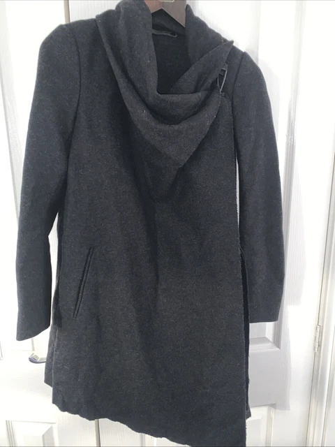 BARELY WORN ALL Saints City Monument Wool Rich Coat Size RRP