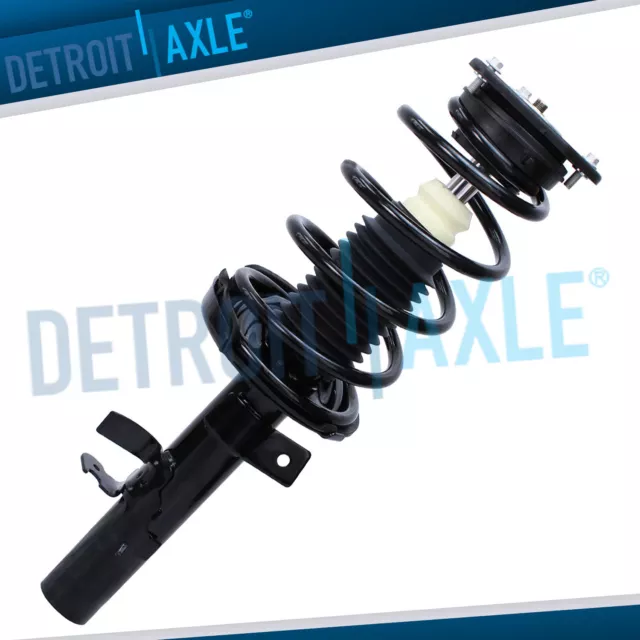 Front Passenger Side Strut w/ Coil Spring Struts Shocks for 2012 2013 Ford Focus