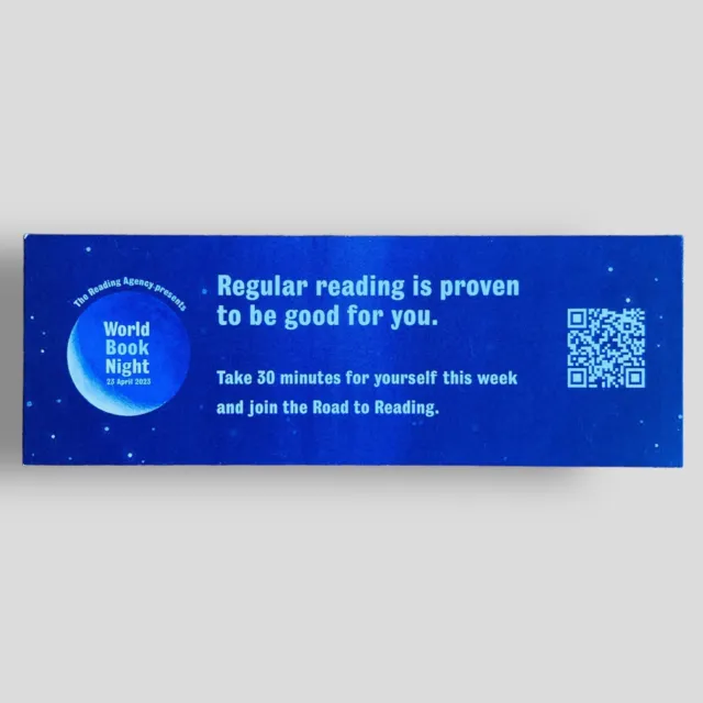 The Reading Agency Collectible PROMOTIONAL BOOKMARK 3
