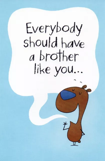 Funny HAPPY BIRTHDAY Card FOR BROTHER 🐻 Bear Cartoon by American Greetings + ✉