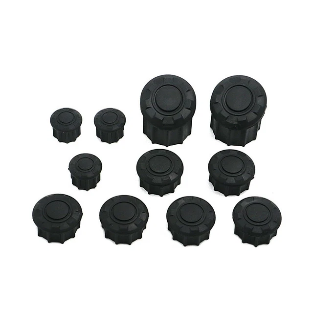 Qiilu Motorrad Rahmen Loch Abdeckkappen Stecker Kit Produktbild-Vorschau 8