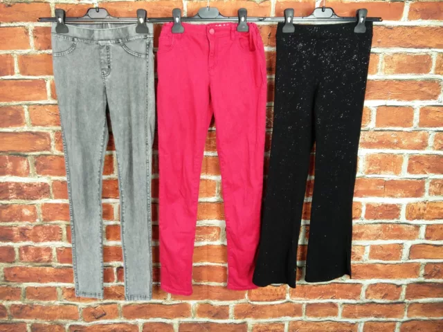 Girls Bundle Age 11-12 Years H&M Gap Leggings Jeans Jeggings Adjustable 152Cm