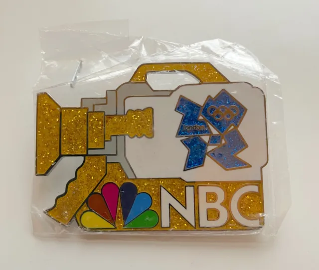 Limited Edition London 2012 Olympics NBC Gold Camera Crew Badge (No. 1/25)