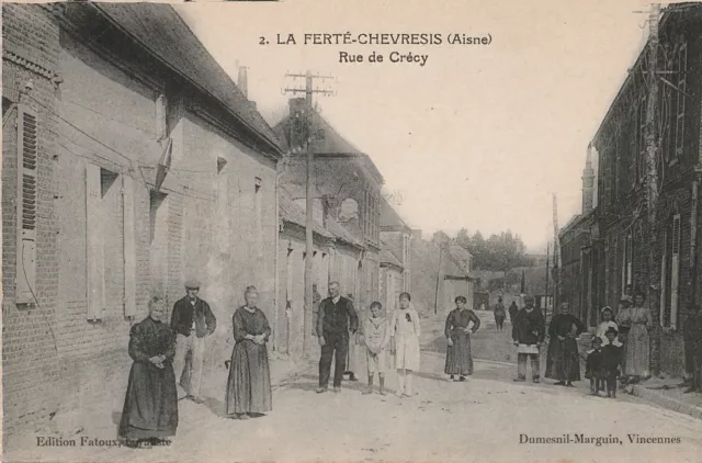 CPA La Ferté-Chevresis (02) - Rue de Crécy