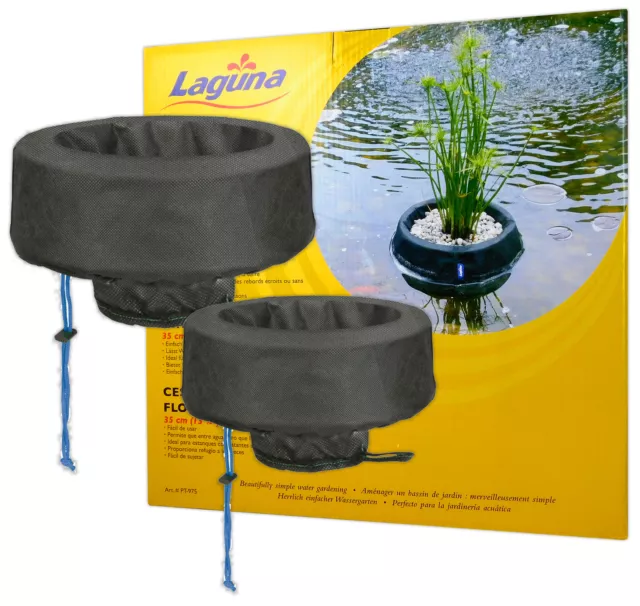 LAGUNA FLOATING PLANT BASKET 10" 13" 25cm 35cm FOR GARDEN FISH POND MARGINALS