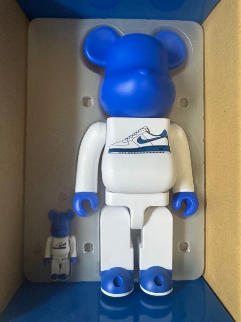 sacai be@rbrick 100％＆400％ Bearbrick 400 Bearbrick Sacai Bearbrick Sacai 100% 400% Set White US