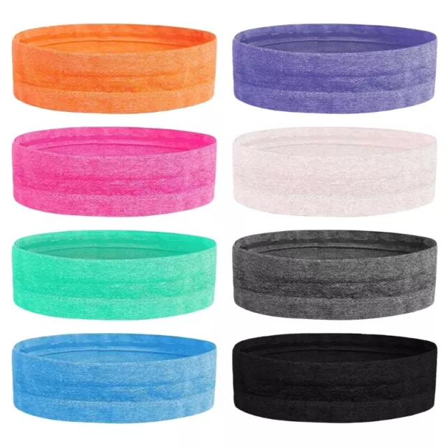 Sweatband Non-Slip Headband Stretchy Running Sports Headband Workout Headband