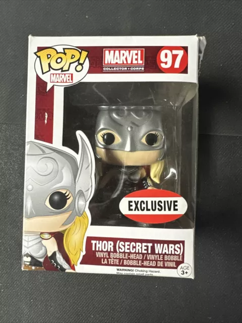 Funko Pop Thor (Secret Wars) #97 Marvel Collector Corps Exclusive *Please Readi