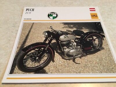 Puch 250 T Colibri 1929 Porta Carte Motocicletta Di Collezione Atlas Austria 