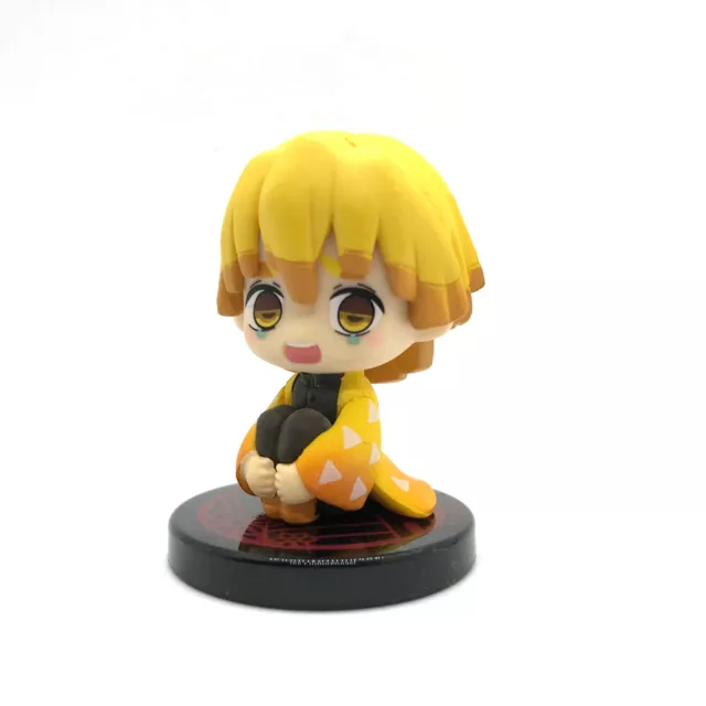 Demon Slayer Kimetsu no Yaiba ZENITSU AGATSUMA Suwarasetai Mini Figure Anime Toy