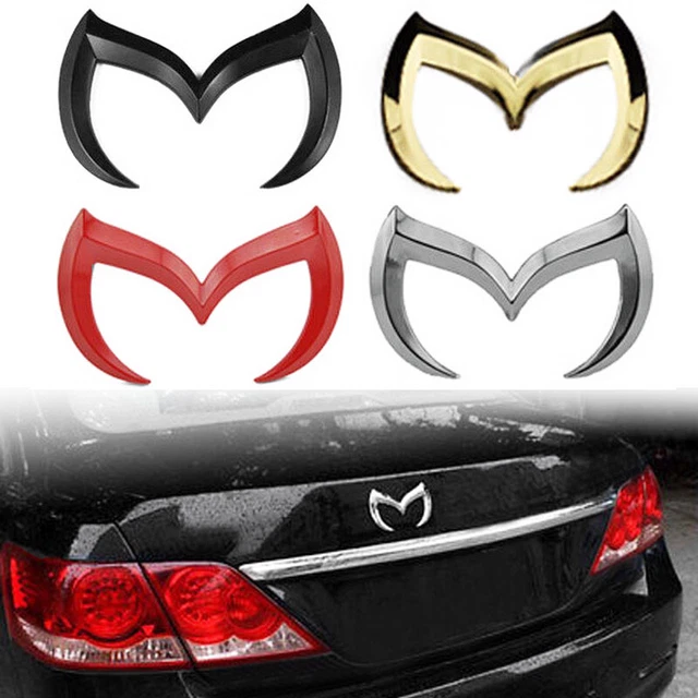 Decalcomania distintivo emblema logo argento Evil M per modellino auto carrozzeria bagagliaio posteriore T8D3