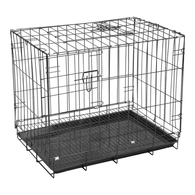 Dog Cage Puppy Training Crate Small Medium Large XL XXL Metal Cages Pet Carrier