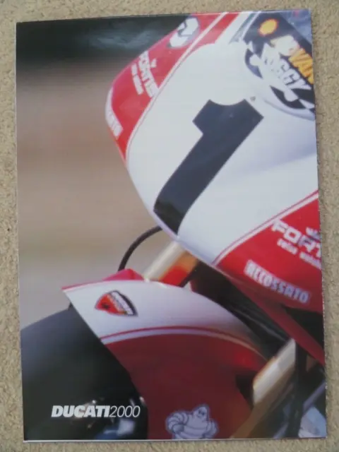 Ducati Range Motorcycle Sales Brochure 2000