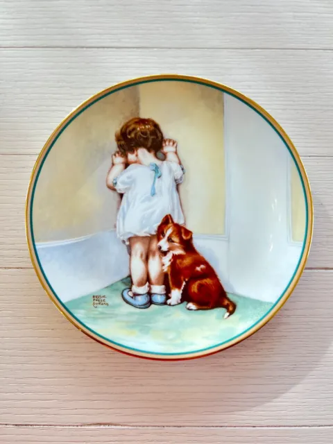 "In Disgrace" Collector Plate-BESSIE PEASE GUTMANN Child's Best Friend Hamilton