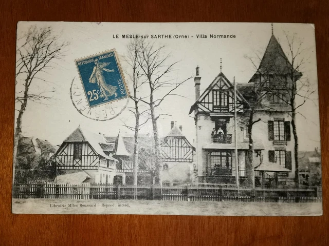 CPA - 61 - LE MESLE-sur SARTHE - Villa Normande