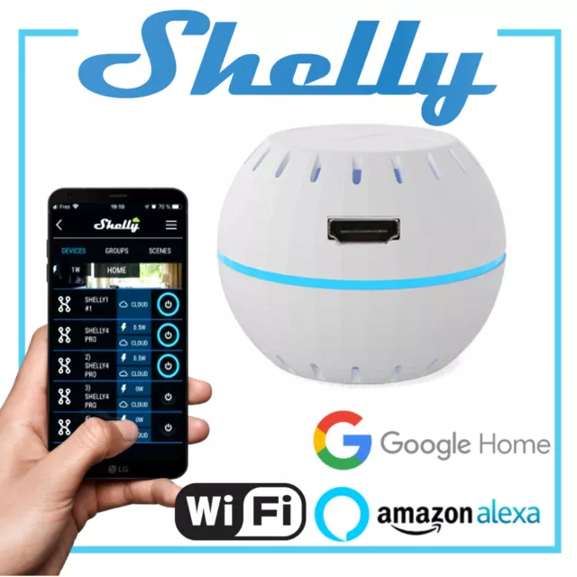 SHELLY H&T WIFI SMART Sensore Temperatura e Umidità ALEXA GOOGLE HOME EUR  42,90 - PicClick IT