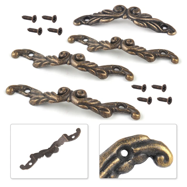 10x Antique Bronze Jewelry Box Drawer Handle Cabinet Cupboard Wardrobe Pull Knob