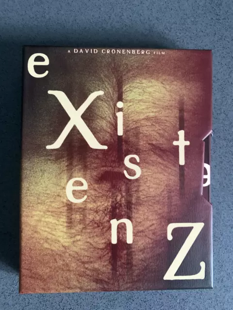 eXistenZ 4K UHD Blu-ray Vinegar Syndrome Slipcase & Slipcover - New & Sealed