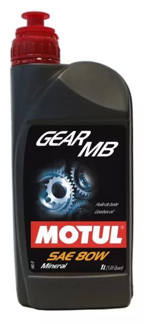 MOTUL Mehrzweg Transmission Équipement MB SAE 80W Huile Minérale 3x1Liter Gourde 2