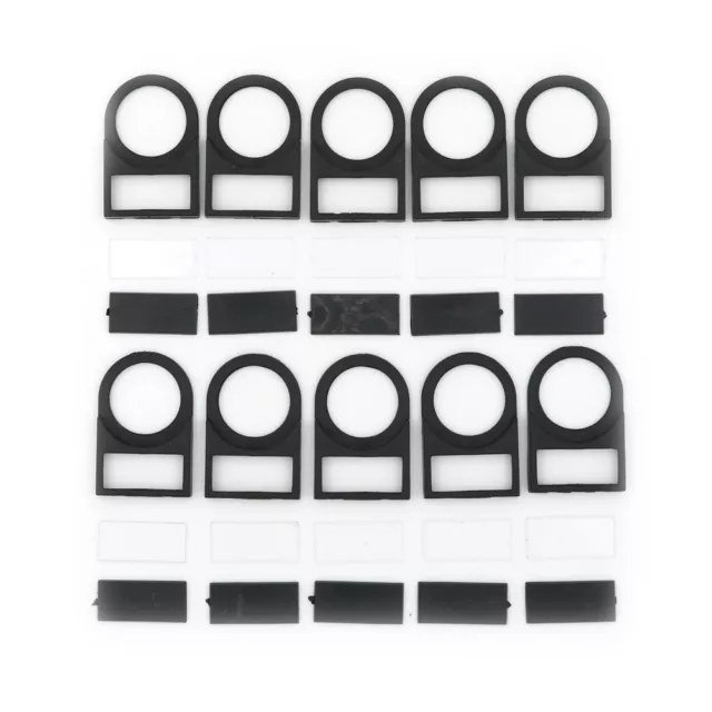 10pcs Push button Switch Panel Label Frame Mounting Size 2.U laJYWI'RQ