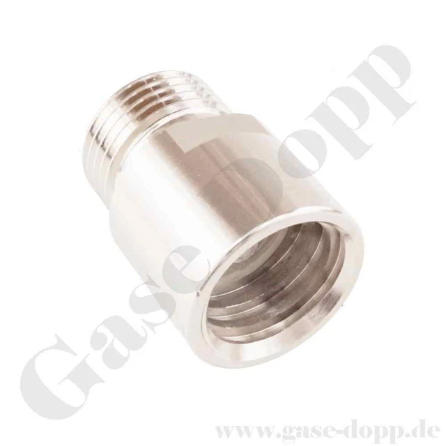 Adapter Sodastream InnenGewinde auf CO2 AussenGewinde W21,8x1/14" AG x TR21x4 IG