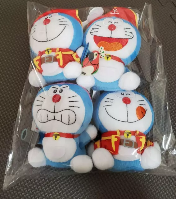 Doraemon Plush lot of 4 Movie Doraemon 2018 Nobita's Treasure Island