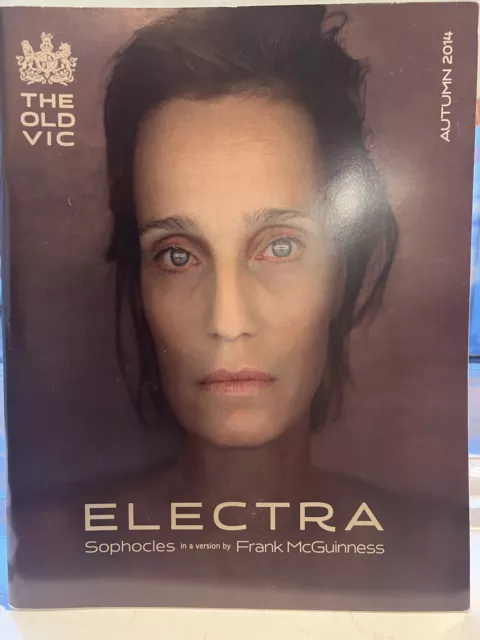 Electra Sophocles Old Vic Theatre Programme Kristin Scott Thomas