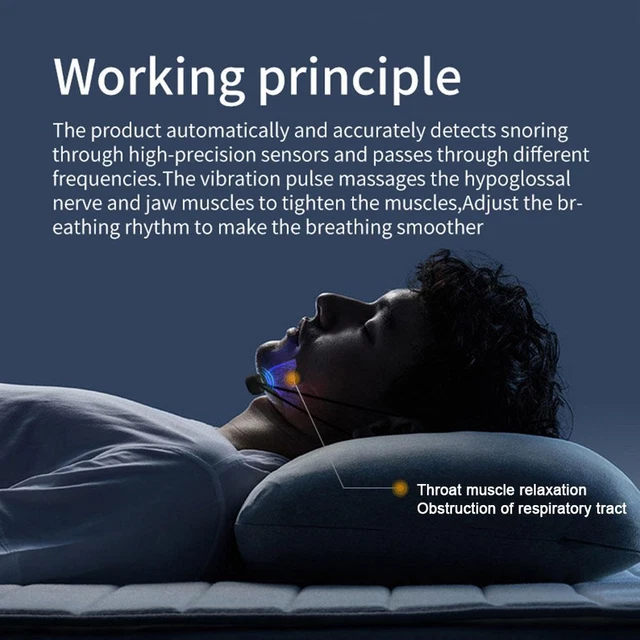 Smart EMS Dispositivo antirussamento per un sonno confortevole nuovo-2023 R7O9 D4Q7