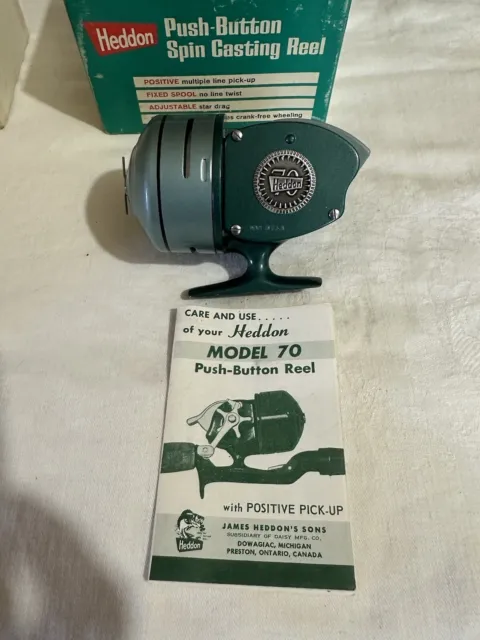 Vintage Heddon Spinning Reel FOR SALE! - PicClick