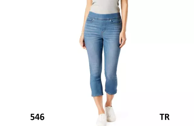 Signature by Levi Strauss. Gold Label Women's Totally Shaping Pull On Capri 28