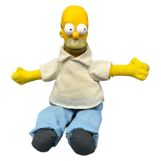 Die Simpsons Homer Figur Plüsch Actionfigur 19cm Retro 1990 Matt Groening Sammel