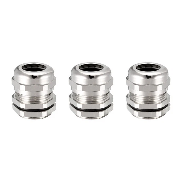 Brand New Cable Gland With Locknut And Washer Copper Kit Reliable Silver